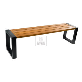 Ławka miejska bez oparcia 116cm